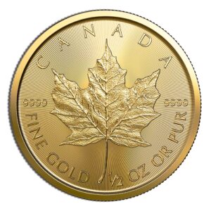 1/2 oz Gold Maple Leaf (Year Varies - Sealed)