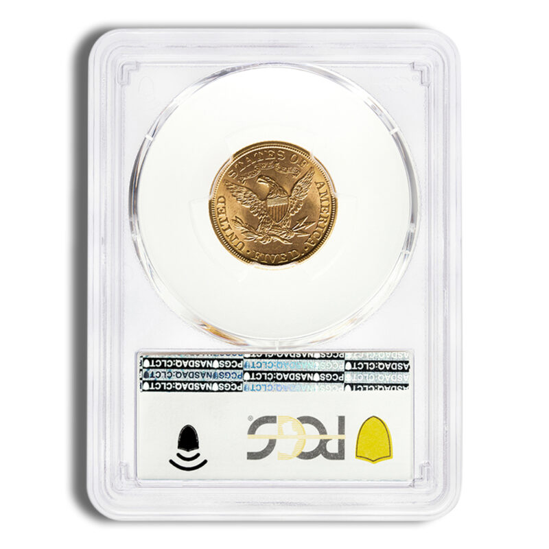 $5 Gold Liberty Half Eagle - PCGS MS63 - Image 2