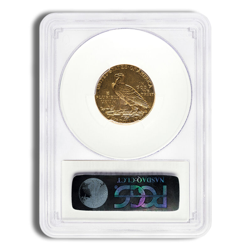 $5 Gold Indian Half Eagle - PCGS MS62 - Image 2