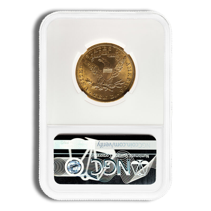 $10 Gold Liberty Eagle - NGC MS64 - Image 2
