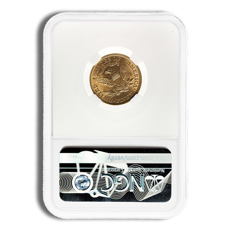 $5 Gold Liberty Half Eagle - NGC MS64 - Image 2