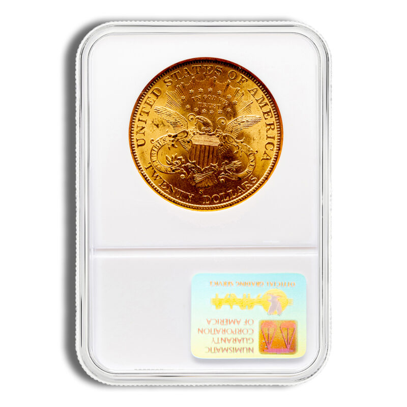 $20 Gold Liberty Double Eagle - NGC MS61 - Image 2