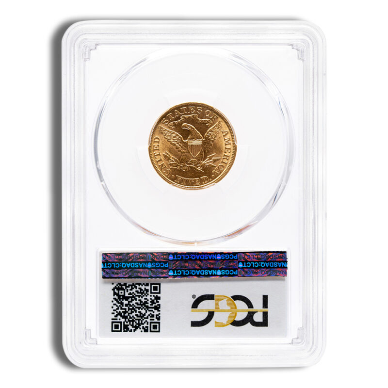 $5 Gold Liberty Half Eagle - PCGS MS61 - Image 2