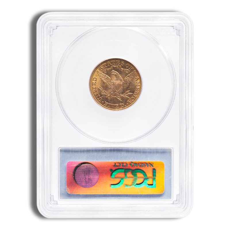 $5 Gold Liberty Half Eagle - PCGS MS64 - Image 2