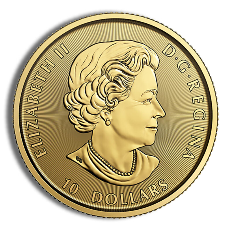 1/4 oz Canadian Twin Maple Leaf Gold Coin (Year Varies) - Image 2