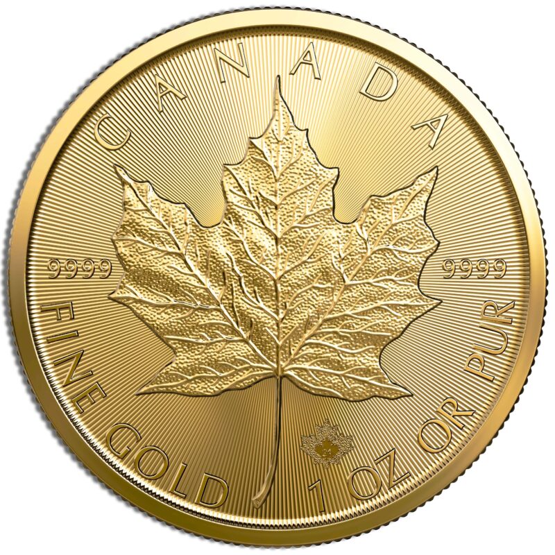 1 oz .9999 Gold Maple Leaf (Year Varies)